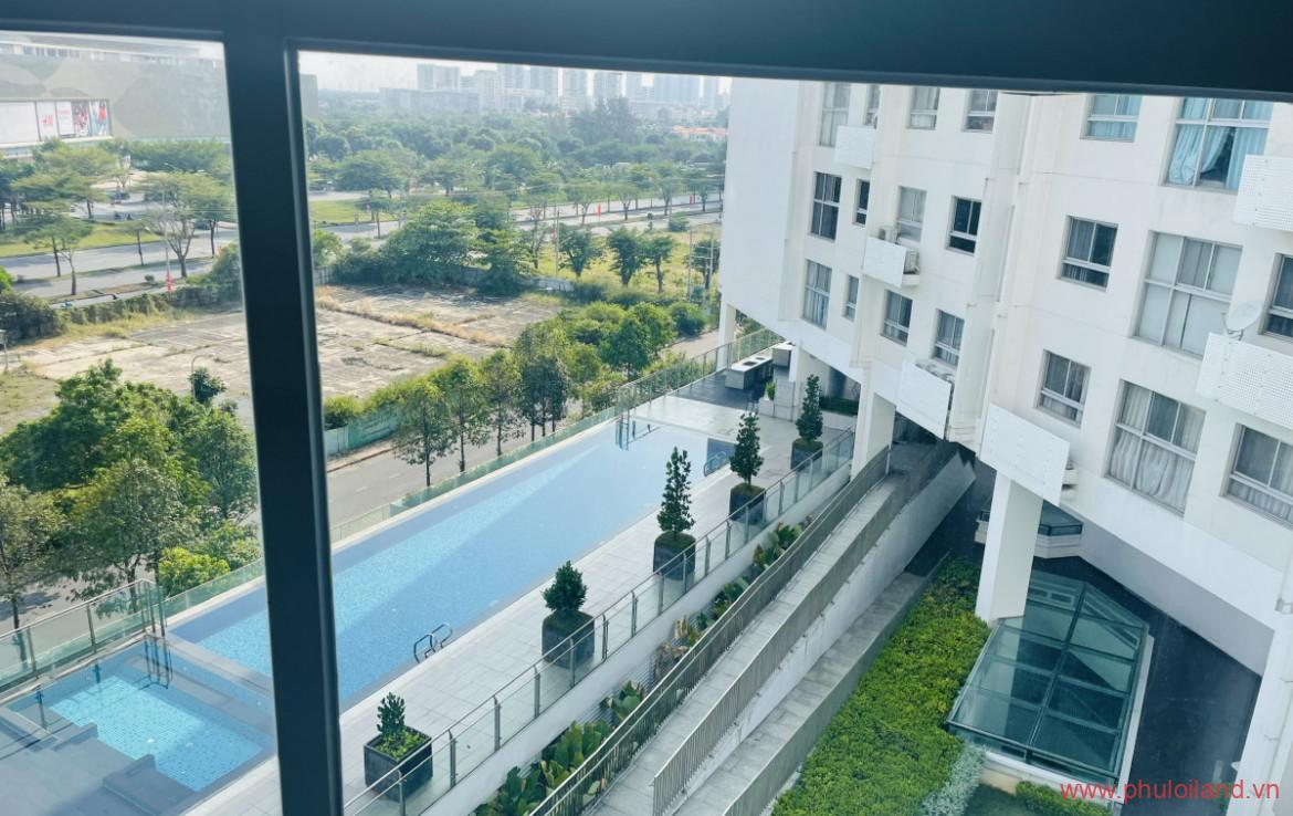 view can ho cho thue 1170x738 - Cần cho thuê căn hộ chung cư Scenic Valley 2, 02pn, giá 19tr/tháng, view hồ bơi, nhà đang trống.