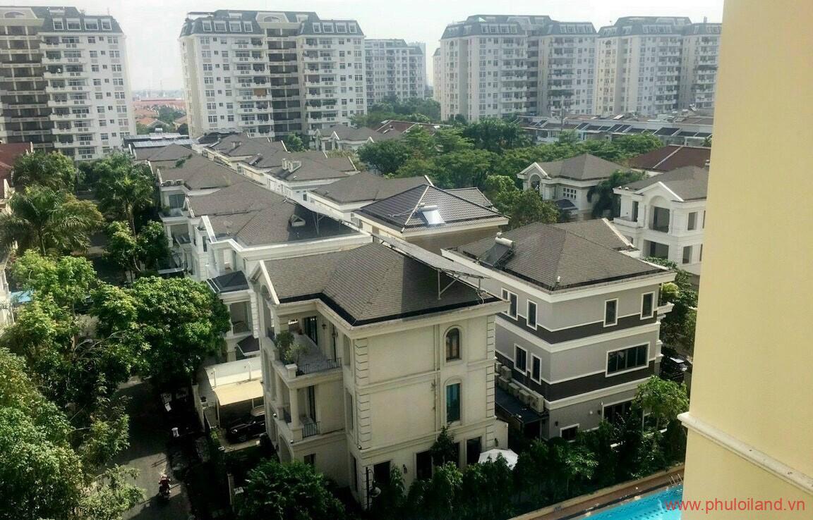 view nhin tu ban cong phong khach can ho 1 1152x738 - Mua bán căn hộ Green View Nguyễn Lương Bằng T3/2023 giá rẻ
