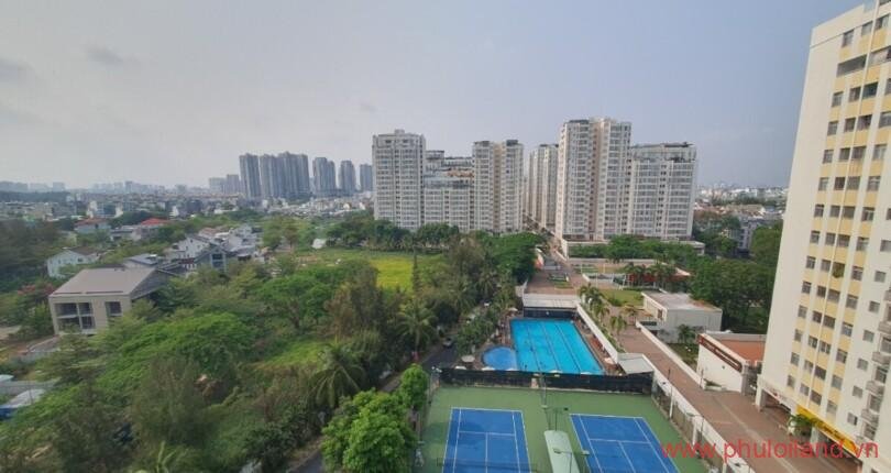 Cho thuê căn góc Sky Garden 2, DT 91m2 Nhà đẹp View trực diện hồ bơi- Nhà 3 Phòng ngủ- Giá thuê 16 Triệu/Tháng