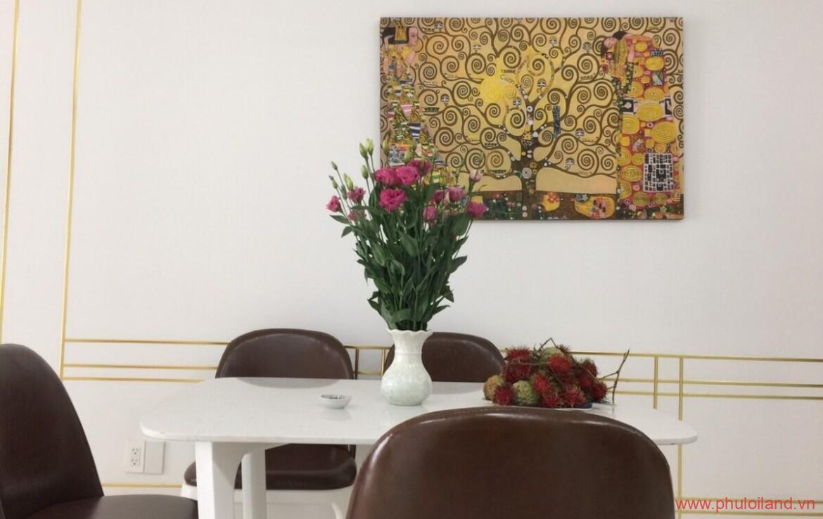 khu vuc ban an cua can ho can cho thue sai gon south 1170x738 - Cho thuê căn hộ Sài Gòn South đầy đủ nội thất diện tích 71 m2, 2pn, 2wc – Giá 15 triệu (bao phí quản lí)