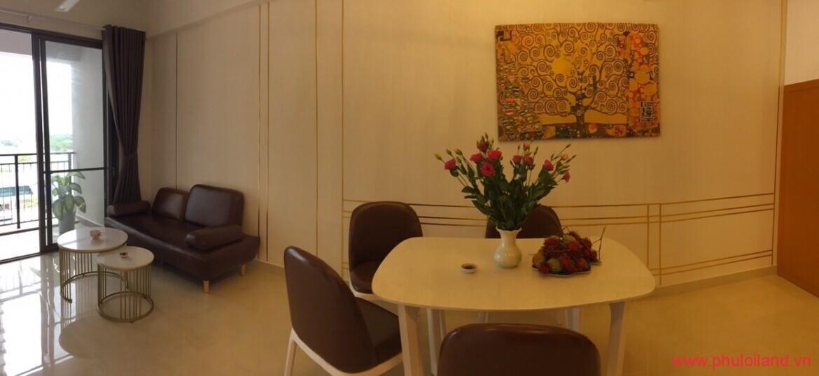 phong khach cua can ho can cho thue sai gon south 2 1170x538 - Cho thuê căn hộ Sài Gòn South đầy đủ nội thất diện tích 71 m2, 2pn, 2wc – Giá 15 triệu (bao phí quản lí)