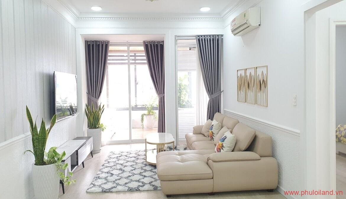 phong khach cua can ho can cho thue sky garden 1 1170x675 - Sang nhượng căn hộ Sky Garden 1, căn góc 89m2 + sân, 3pn, 2 toilet, giá: 6,250 tỷ thương lượng.