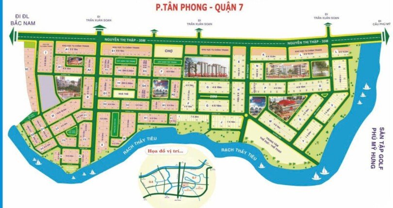 mat bang kdc an phu hung quan 7 810x430 - Mua bán đất nền Đường số 32 Khu dân cư An Phú Hưng Quận 7 T7/2023 giá rẻ