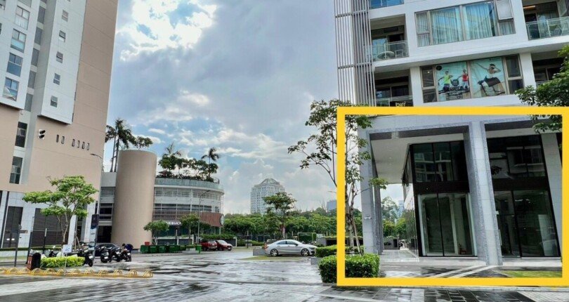 vi tri mat bang goc duong so 15 cho thue 810x430 - Cho thuê mặt bằng Midtown Phú Mỹ Hưng T7/2023 giá rẻ