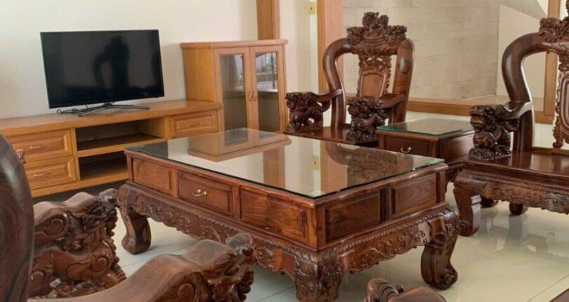 khong gian phong khach 2 810x430 - Cho thuê biệt thự đơn lập Phú Mỹ Hưng Khu phố Nam Thông giá rẻ