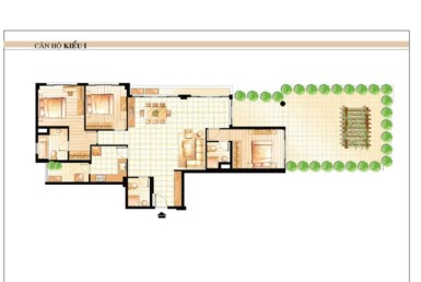 layout can tophouse my duc ban 385x258 - Mua bán căn hộ chung cư Mỹ Đức Phú Mỹ Hưng Quận 7 giá rẻ