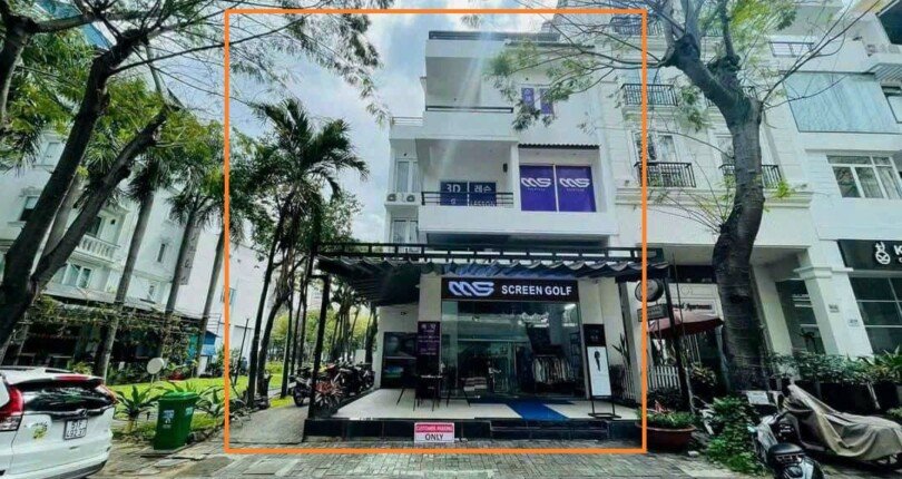 mat truoc nha pho ban tai khu dan cu hung phuoc phuong tan phong q7 810x430 - Bán nhà phố thương mại góc công viên Khu phố Hưng Phước Phường Tân Phong Q7