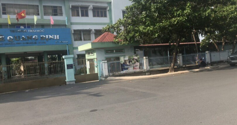 truong hoc le quang dinh noi khu khu dan cu 810x430 - Bán nền đất O16 Khu dân cư Thái Sơn 1 Bộ Quốc Phòng T7/2023 giá rẻ