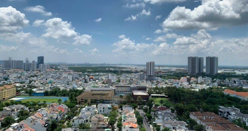 view nhin tu penthouse ban 810x430 - Mua bán Penthouse Nam Phúc Le Jardin T7/2023 giá rẻ