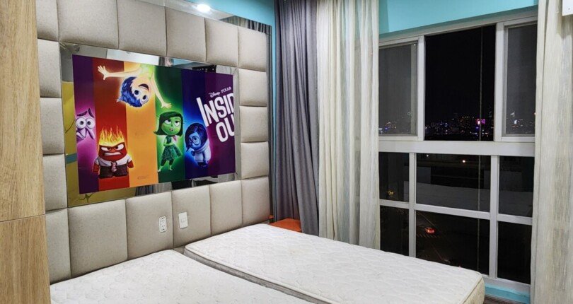 phong ngu nho can ho cho thue 810x430 - Cho thuê căn hộ chung cư Happy Valley , 101m2, 03pn, giá 1.200usd/tháng, nhà đang trống, view sông, thoáng, mát.