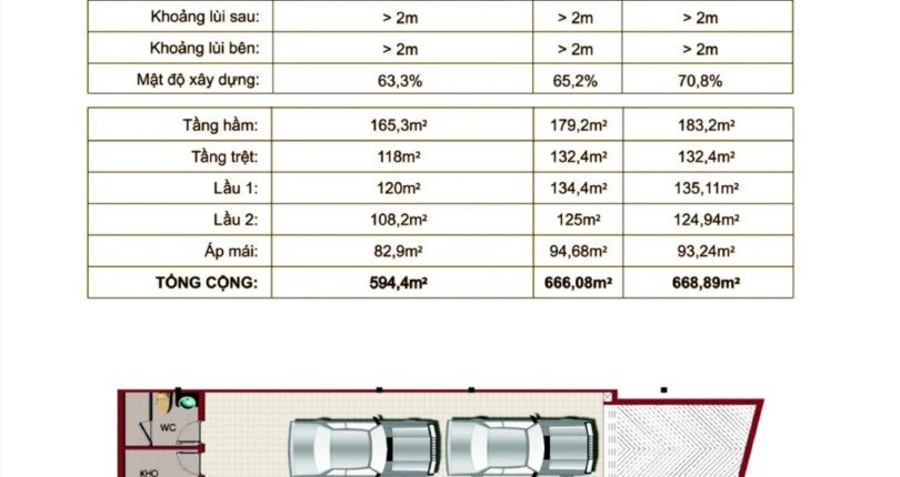 BTSL layout 810x430 - Giảm 8 tỷ biệt thự Cityland Riverside, có hầm, thang máy, đối diện công viên nội khu, nhà rất đẹp