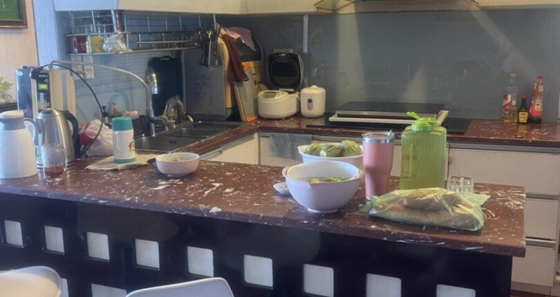 bep can ho ban 4 810x430 - Bán căn hộ chung cư Green View , 106m2, nội thất đầy đủ, giá 5.1 tỷ, tầng 10 , view thoáng.