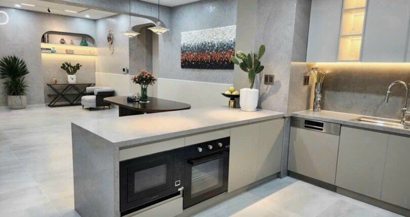 khong gian bep sang trong 3 810x430 - Bán gấp căn hộ Riverside Residence Phú Mỹ Hưng t9/2023