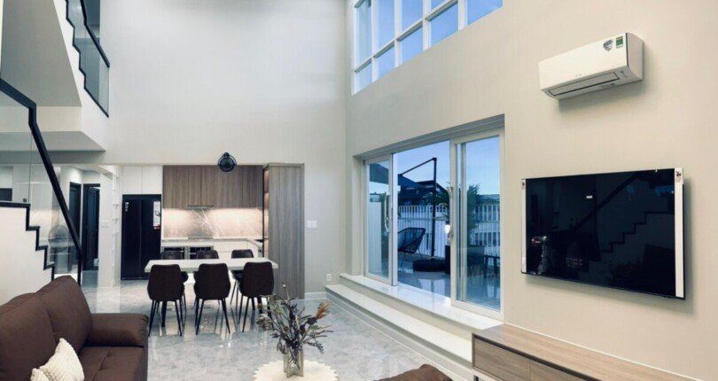 khong gian phong khach 810x430 - Bán Penthouse Sky Garden 3 Phú Mỹ Hưng block 6b