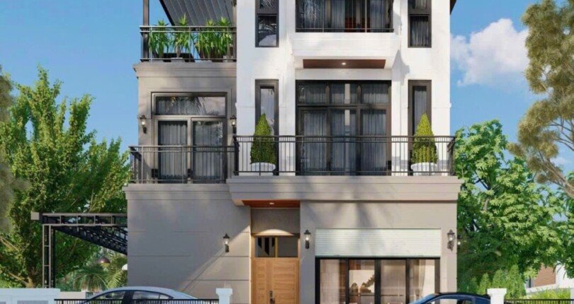 phoi canh mat truoc biet thu ban 810x430 - Bán biệt thự đơn lập GS Nhà Bè T9/2023 giá rẻ