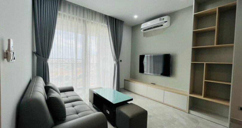 phong khach can ho cho thue 2 810x430 - Cho thuê căn hộ chung cư Midtown The Paek, 02pn, giá 25tr/tháng, nội thất đẹp, xem nhà dễ.