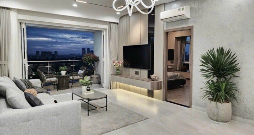 phong khach can ho chung cu can ban 810x430 - Bán gấp căn hộ Riverside Residence Phú Mỹ Hưng t9/2023