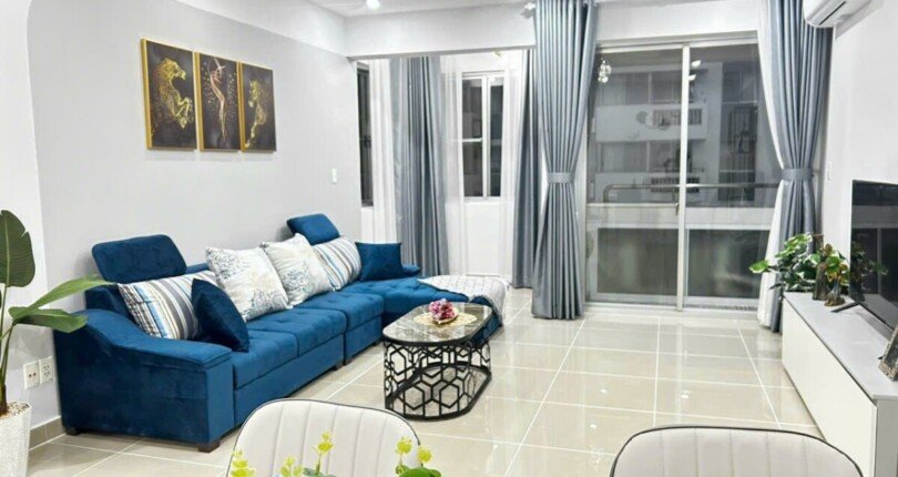 phong khach can ho my khanh 3 can ban t9 2023 810x430 - Mua bán căn hộ AA1.7 Chung cư Mỹ Khánh 3 T9/2023 giá rẻ