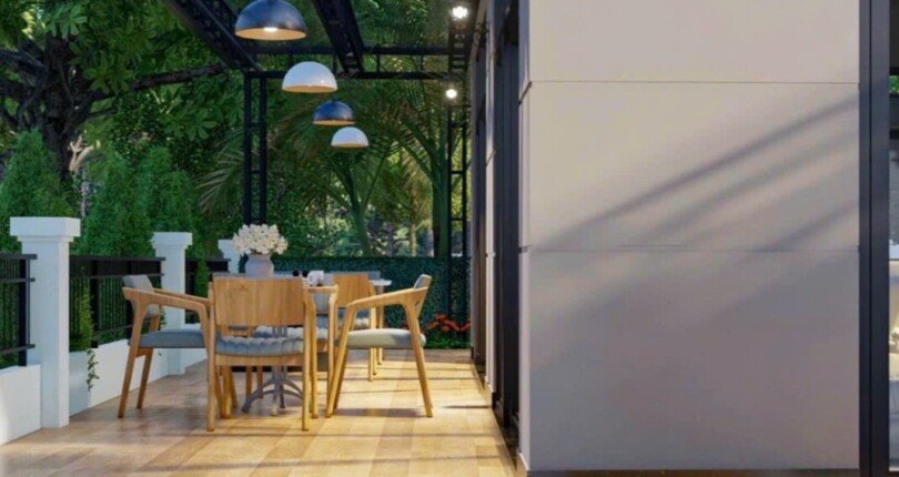 san vuon hai ben hong biet thu ban 810x430 - Bán biệt thự đơn lập GS Nhà Bè T9/2023 giá rẻ