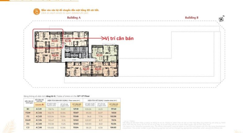 tang 10 11 810x430 - Bán giá gốc căn hộ hạng sang PMH The Horizon 3PN, căn góc tầng cao, view Hồ Bán Nguyệt rất đẹp