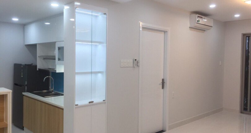 bep can ho cna cho thue 810x430 - Cho thuê căn hộ 110m2, chung cư Scenic Valley 1, giá 26tr/tháng, nội thất đầy đủ, xem nhà dễ.