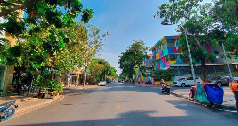 duong nguyen cao quan 7 810x430 - Cho thuê tòa nhà văn phòng nguyên căn số 127a Nguyễn Cao Phú Mỹ Hưng Quận 7 T11/2023 - đã giao dịch