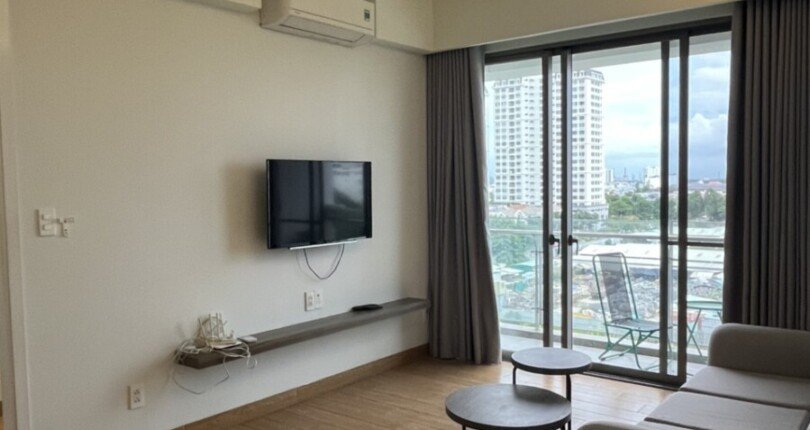 hinh anh phong khach can ho can cho thue 810x430 - Cho thuê căn hộ chung cư Hưng Phúc Happy Residences, 02pn, giá 16tr/tháng, nội thất đầy đủ.