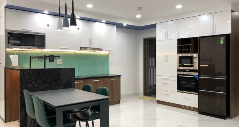 khong gian phong an va bep rong rai trong can ho ban 810x430 - Mua bán căn hộ Chung cư Saigon South Residence Phước Kiển Nhà Bè T11/2023 giá rẻ