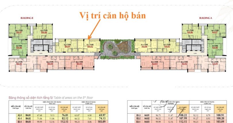 mat bang vi tri can ho ban tai block b chung cu urban hill nguyen van linh 810x430 - Duy nhất căn hộ Urban Hill Nguyễn Văn Linh Block B sát bên công viên vườn treo cần bán giá rẻ