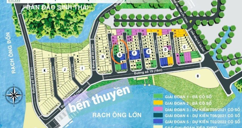 mat bang vi tri dat nen can ban 810x430 - Mua bán đất nền KDC Gia Long Riverside Nhà Bè T10/2023 giá rẻ