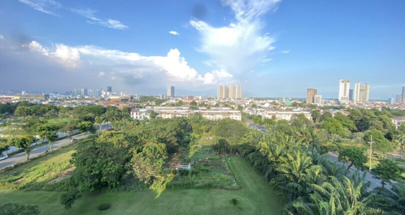 view nhin tu ban cong nha dat ban 810x430 - Mua bán Penthouse Chung cư Mỹ Viên Quận 7 T10/2023 giá rẻ