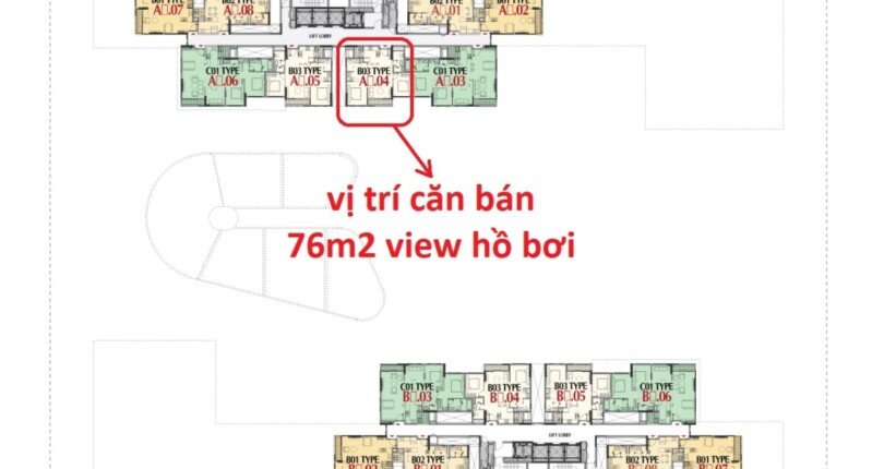 TANG 5 12 A4.4 810x430 - Bán bằng giá gốc căn hộ Cardinal Court PMH, 2PN, lầu trung, view hồ bơi nội khu rất đẹp chỉ 5.9 tỷ