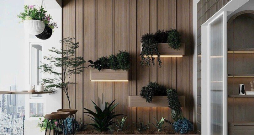 ban cong phong khach 810x430 - Bán Penthouse Riverside Residence Quận 7 T11/2023