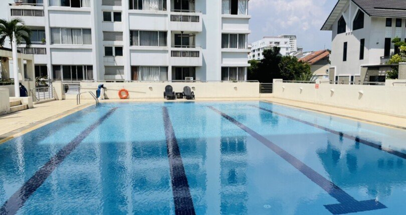 can canh tien ich ho boi noi khu chung cu my khang quan 7 810x430 - Bán gấp căn hộ Mỹ Khang, lầu cao, căn góc view Đông Bắc hồ bơi không ồn