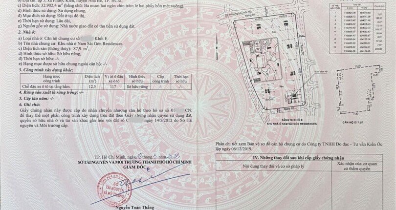 chi tiet mat trong so do nha dat ban 810x430 - Saigon South Residences giá bán T11/2023