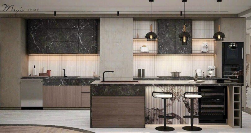 khong gian bep trong penthouse ban 810x430 - Bán Penthouse Riverside Residence Quận 7 T11/2023