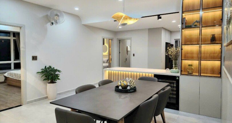 khong gian phong an va bep 1 810x430 - Giá bán Riverside Residence Quận 7 T11/2023