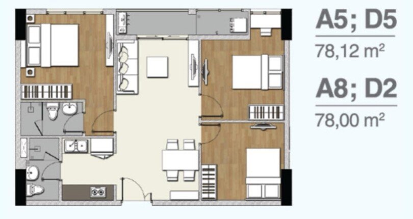 layout can ho florita ban 810x430 - Mua bán căn hộ Khu dân cư Florita Quận 7 T11/2023 giá rẻ