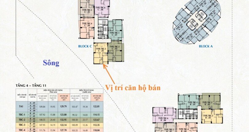 mat bang riverpark premier 810x430 - Mua bán căn hộ Chung cư Riverpark Premier view sông T11/2023 giá rẻ