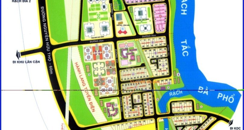 mat bang vi tri dat nen ban 810x430 - Mua bán đất nền Khu dân cư Tân An Huy Phước Kiển Nhà Bè T11/2023 giá rẻ