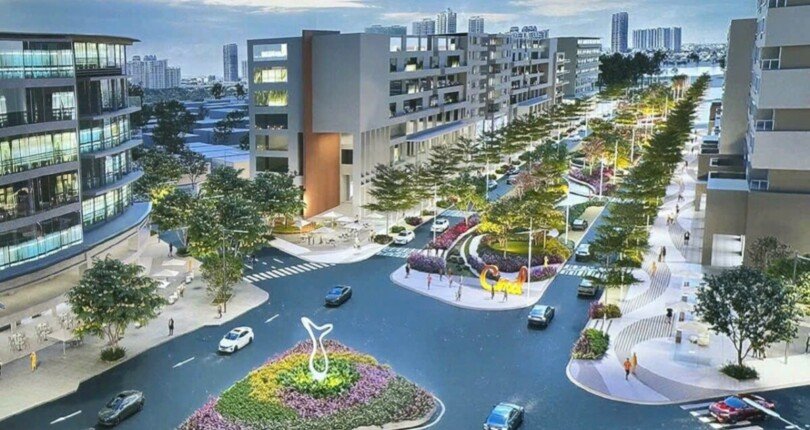 phoi canh khu dan cu the panorama tren pho ton dat tien 810x430 - Mua bán căn hộ Khu dân cư The Panorama Phú Mỹ Hưng Quanajj 7 T12/2023 giá rẻ