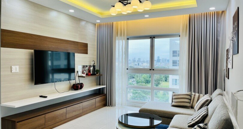phong khach can ho happy valley cho thue 810x430 - Cho thuê căn hộ Happy Valley 3 phòng ngủ t11/2023 giá 25tr/tháng