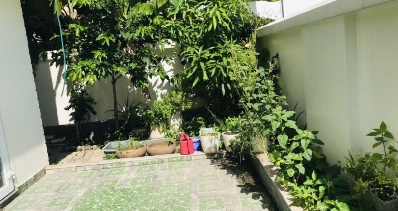 san vuon sau nha biet thu ban 810x430 - Bán gấp biệt thự song lập Khu dân cư Trần Thái xã Phước Kiển, Nhà Bè T12/2023 giá rẻ