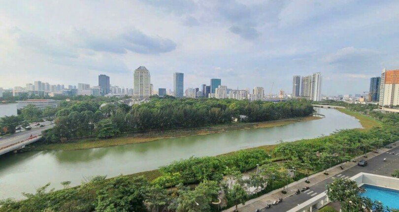can ho view truc dien song 810x430 - Mua bán căn hộ khu Chung cư Midtown M5 Phú Mỹ Hưng T12/2023 view sông giá rẻ