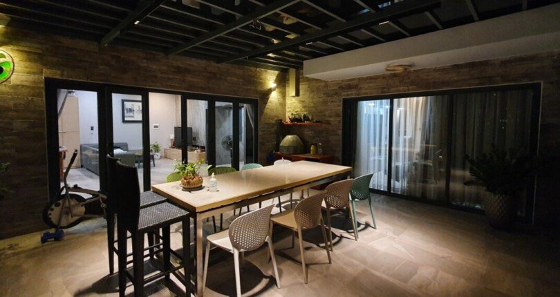 khu vuc bbq san vuon can ho ban 810x430 - Chính chủ gửi bán gấp Penthouse Chung cư Mỹ Khang t12/2023 giá rẻ, nội thất cao cấp