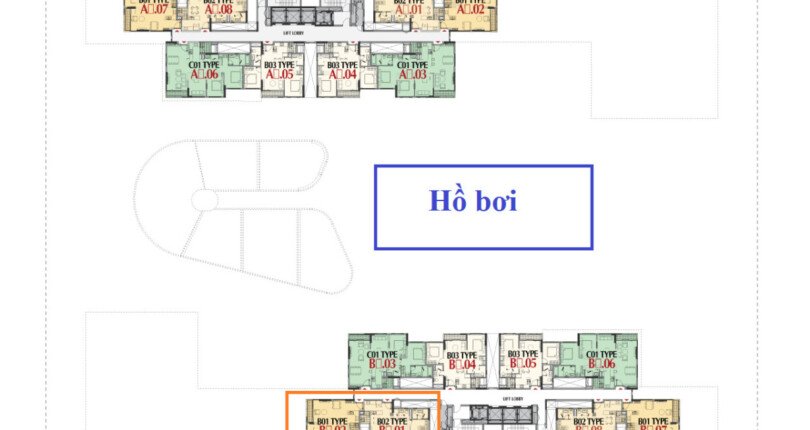 mat bang cardinal court ban 810x430 - Bán cặp 2 căn hộ thông nhau Chung cư Cardinal Court Phú Mỹ Hưng giá 12,3 tỷ