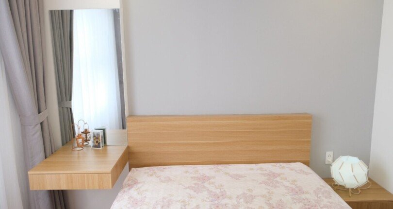 phong ngu 2 can ho ban 810x430 - Cho thuê căn hộ 75m2, chung cư Saigon South, giá 15tr/tháng, nội thất đầy đủ, xem nhà dễ.