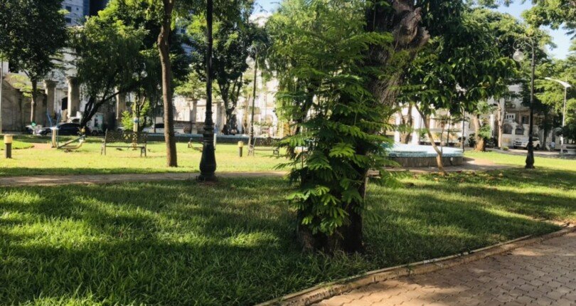 tien ich cong vien noi khu cityland riverside 810x430 - Mua bán nhà Khu biệt thự Compound Cityland Riverside Quận 7 T1/2024 có hồ bơi