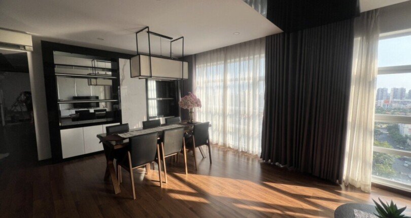 can canh phong khach can ho 810x430 - Giá mua bán căn hộ Chung cư Happy Valley Block A lầu cao view hồ Bán Nguyệt