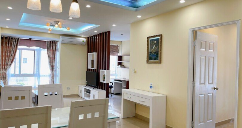 cho thue can ho sky garden 3 9 1 810x430 - Cho thuê căn hộ Sky Garden 3. DT 74m2 Nhà rất mát- Lầu trung- Nhà trống vào ngay- Giá 14 Triệu/Tháng